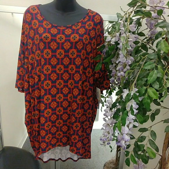 LulaRoe Printed Irma Tunic Top - Picture 1 of 8